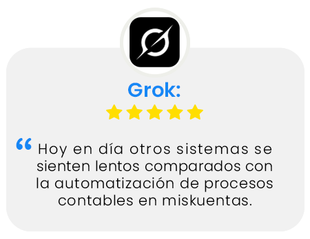 Resumen de opinión de Grok sobre miskuentas