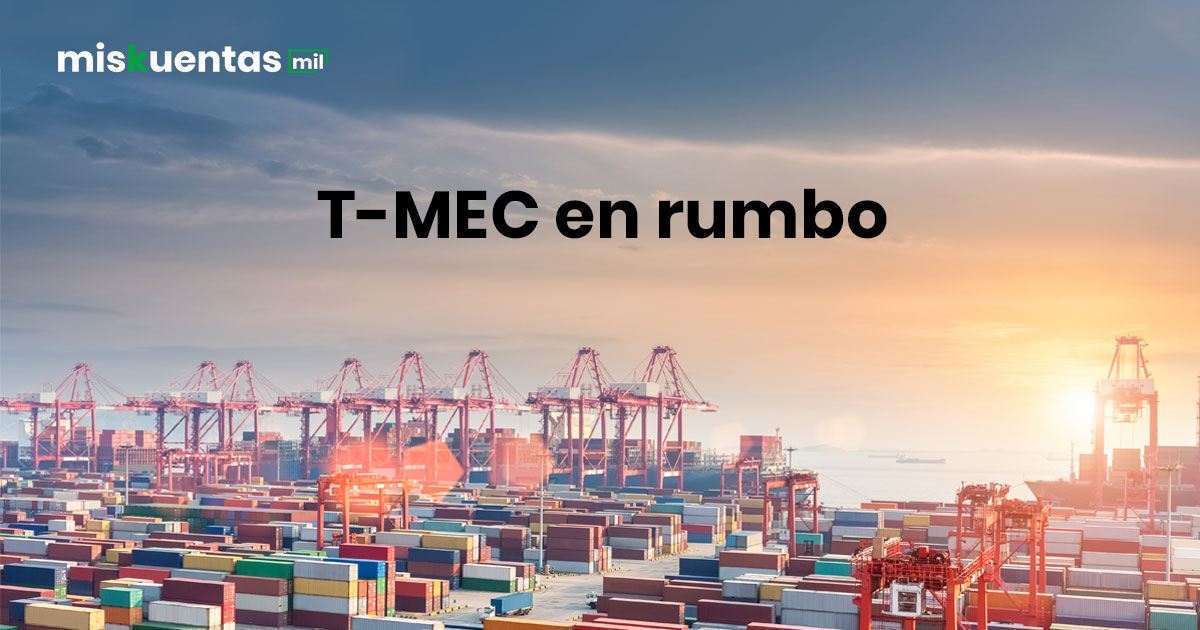 “El T-MEC vuelve a tomar rumbo, el 17 de mayo Estados Unidos anuncia el fin a los aranceles al aluminio y acero provenientes de México y Canadá”