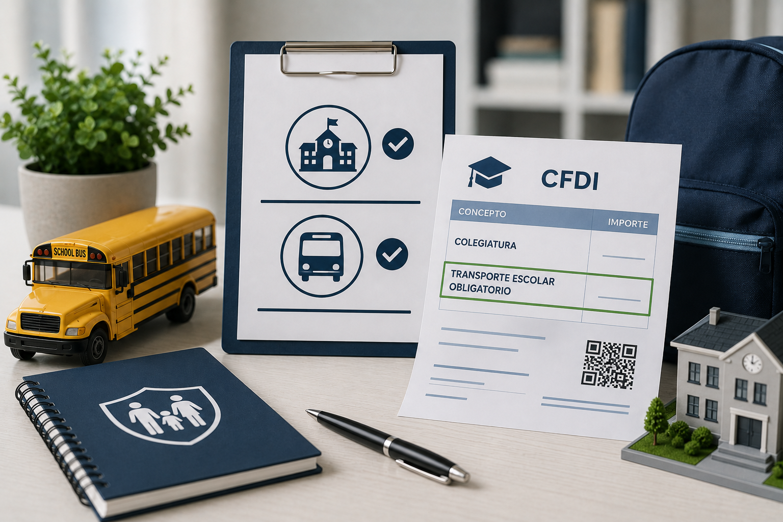 Gastos personales deducibles: transporte escolar obligatorio