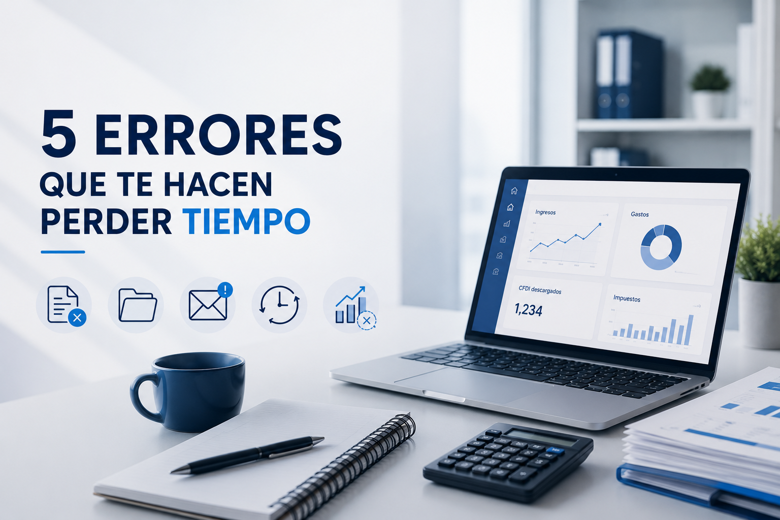 Errores despacho contable que hacen perder tiempo en procesos diarios