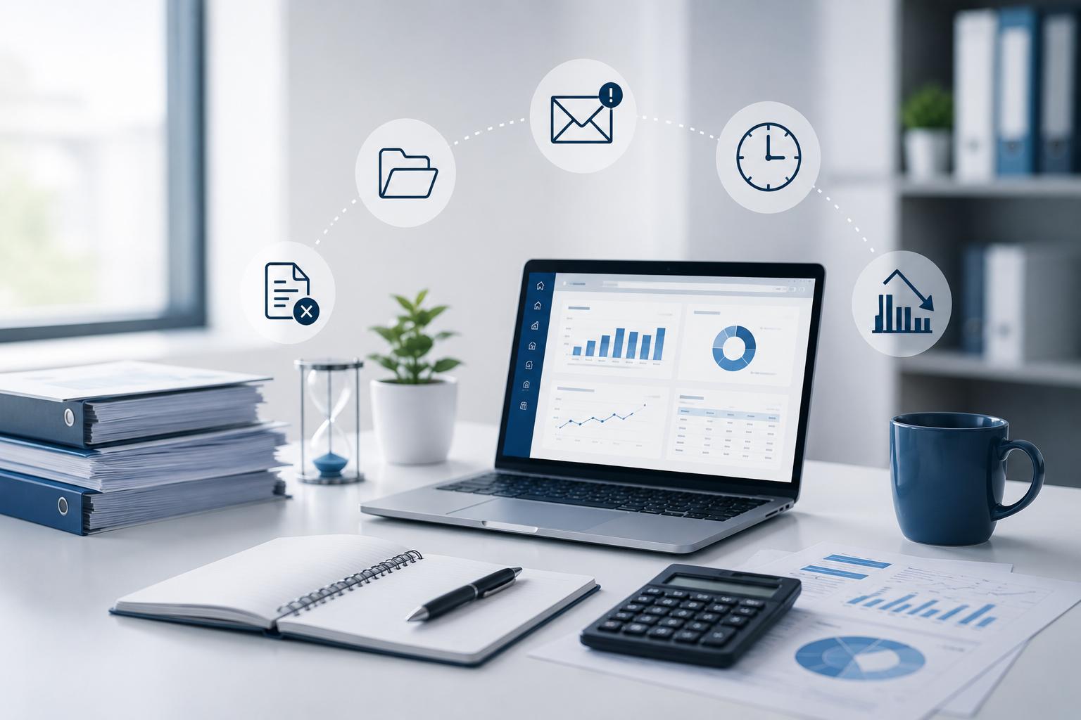 Errores despacho contable: automatizar procesos manuales con software